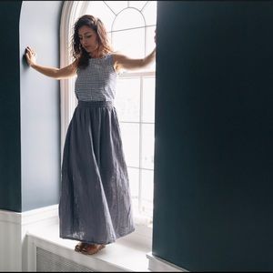 Conscious Clothing Double Gauze Maxi Skirt